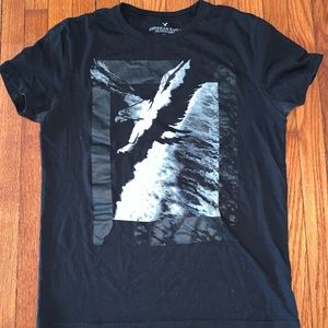 American Eagle Men’s Black Graphic T-Shirt
